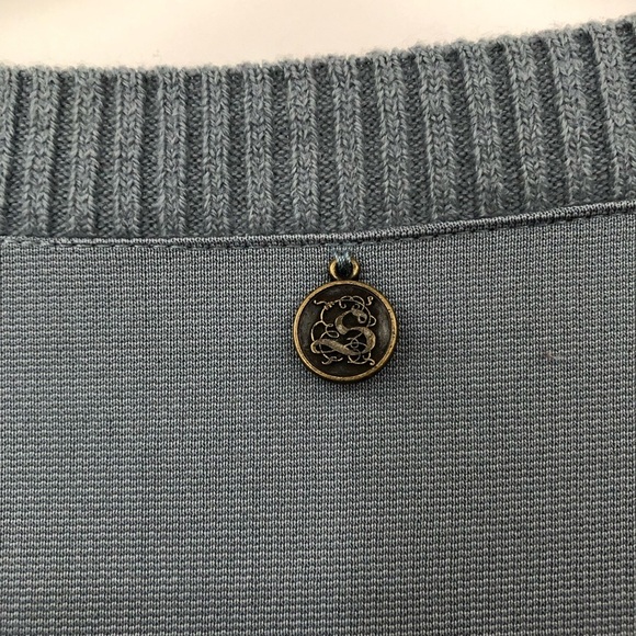 Soft Surroundings L knit long sleeve maxi dress asymmetrical hem long 0458 - Picture 8 of 11